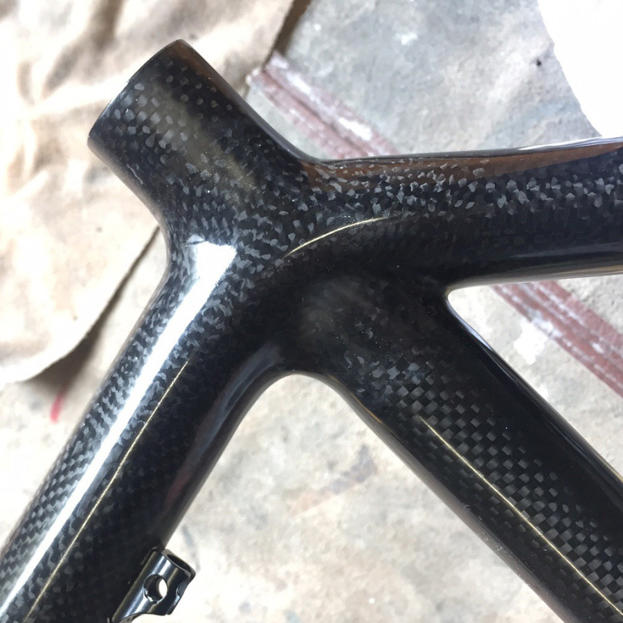 carbon bicycle frame repair